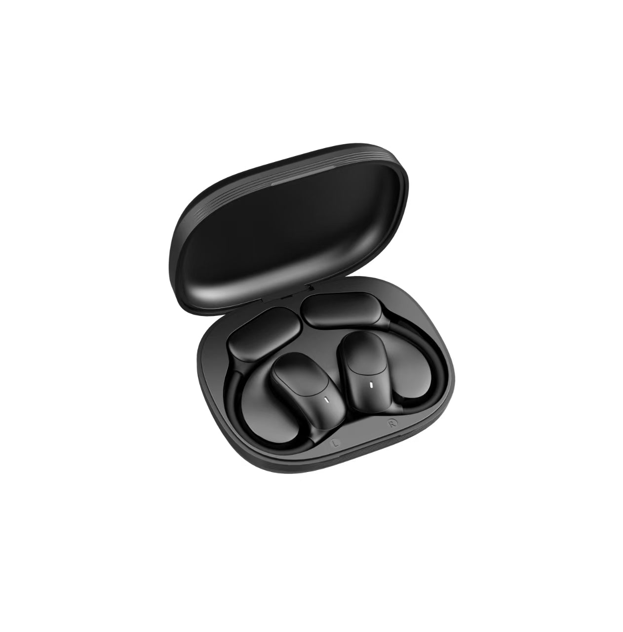 Earhook Bluetooth headset with black color