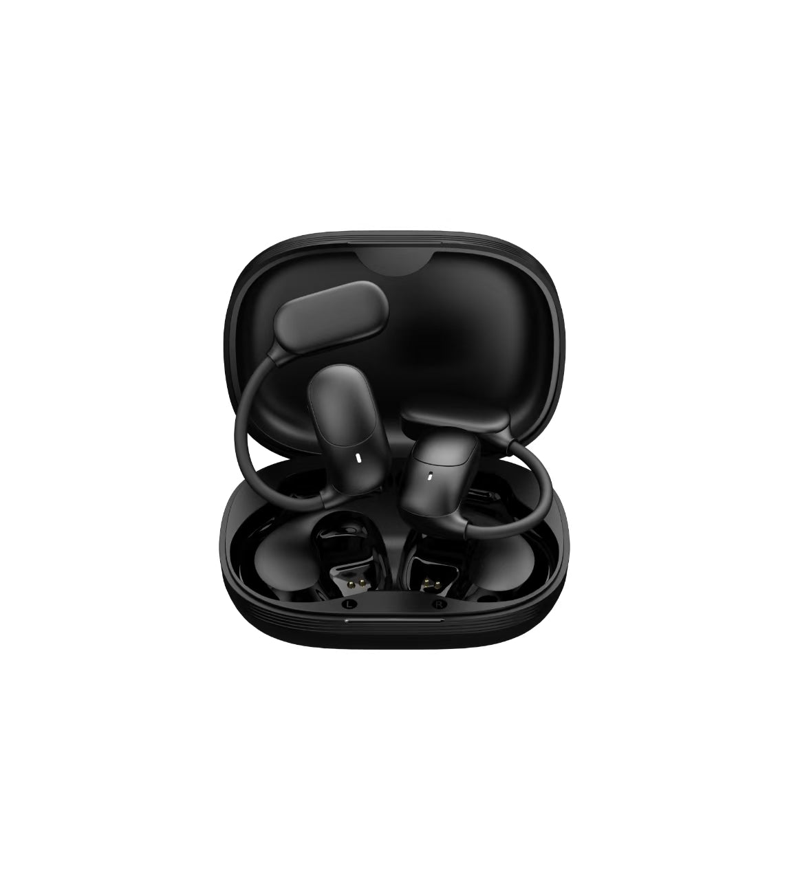 Earhook Bluetooth headset with black color