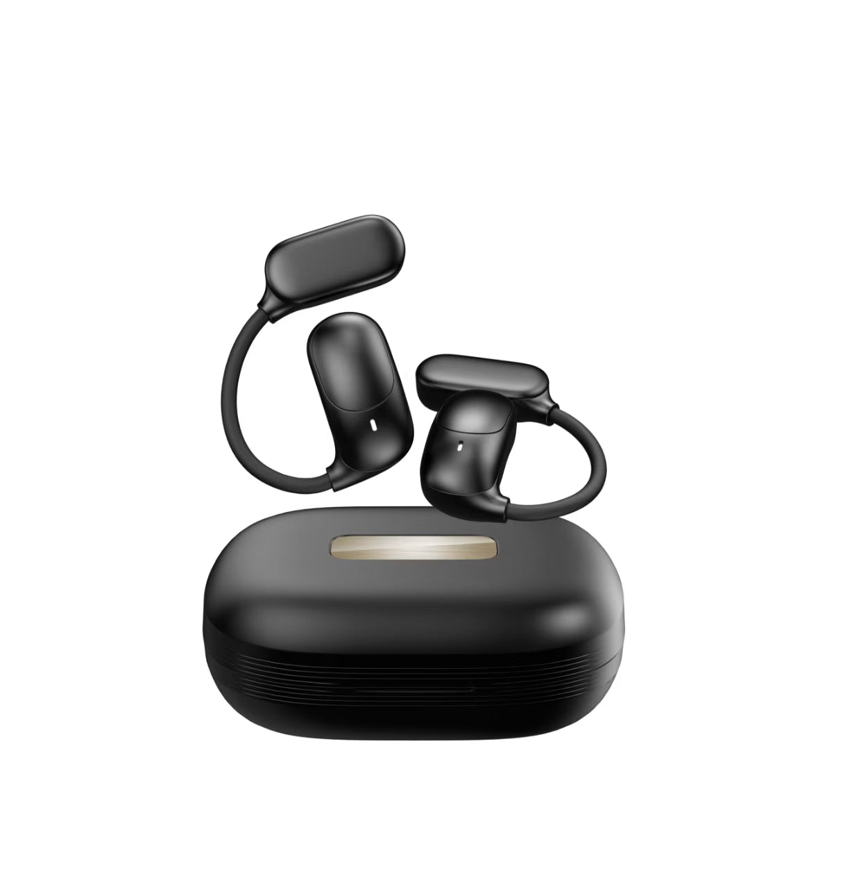 Earhook Bluetooth headset with black color